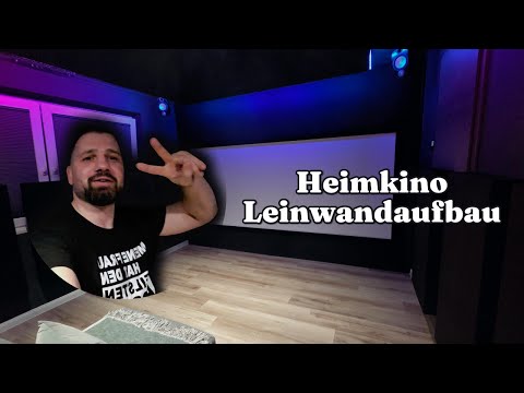 Vorschaubild: Leinwandaufbau in meinem Heimkino – mehr ist mehr