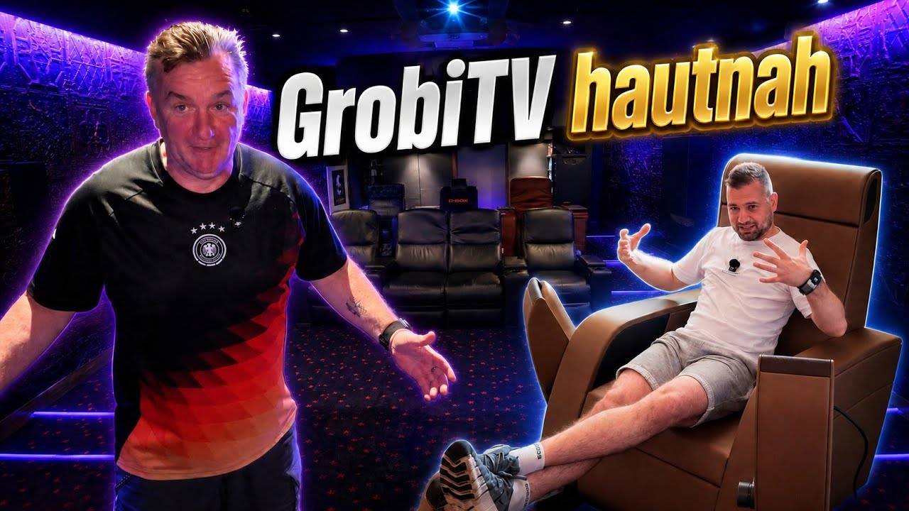 Patrick Schappert und Tobi beim Besuch bei GROBI.TV
